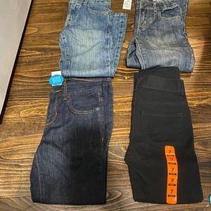 Lot of 4 NEW Boy jeans